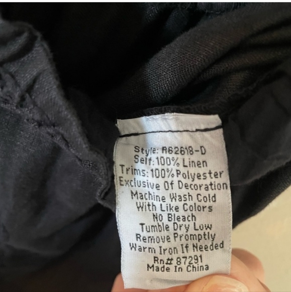 Johnny Was Linen Pants, L, EUC - Picture 3 of 5